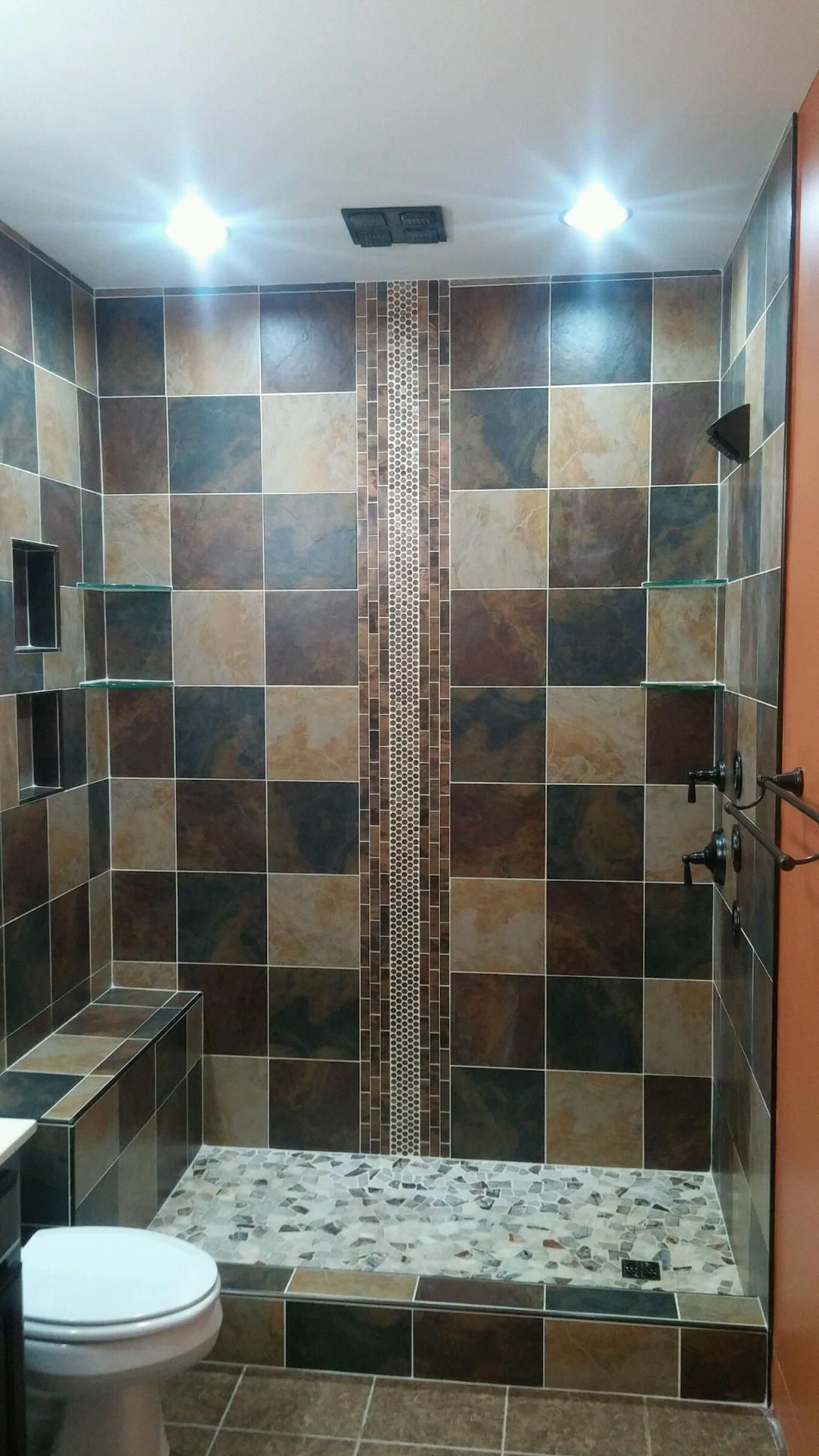 After and Before Make your shower bigger! The Shower Pros